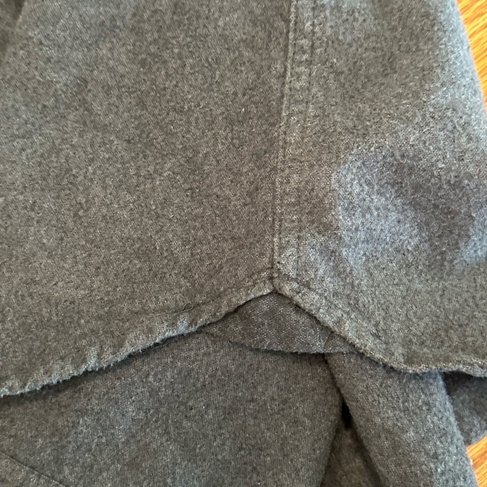 Field And Stream Grey Flannel Shacket Long Sleeve… - image 4